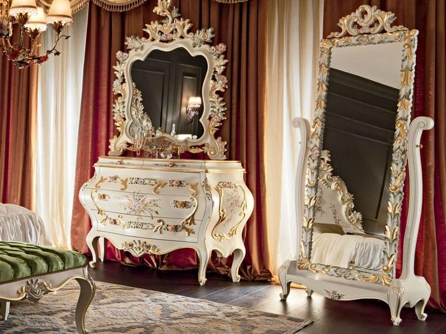11627 Freestanding framed mirror