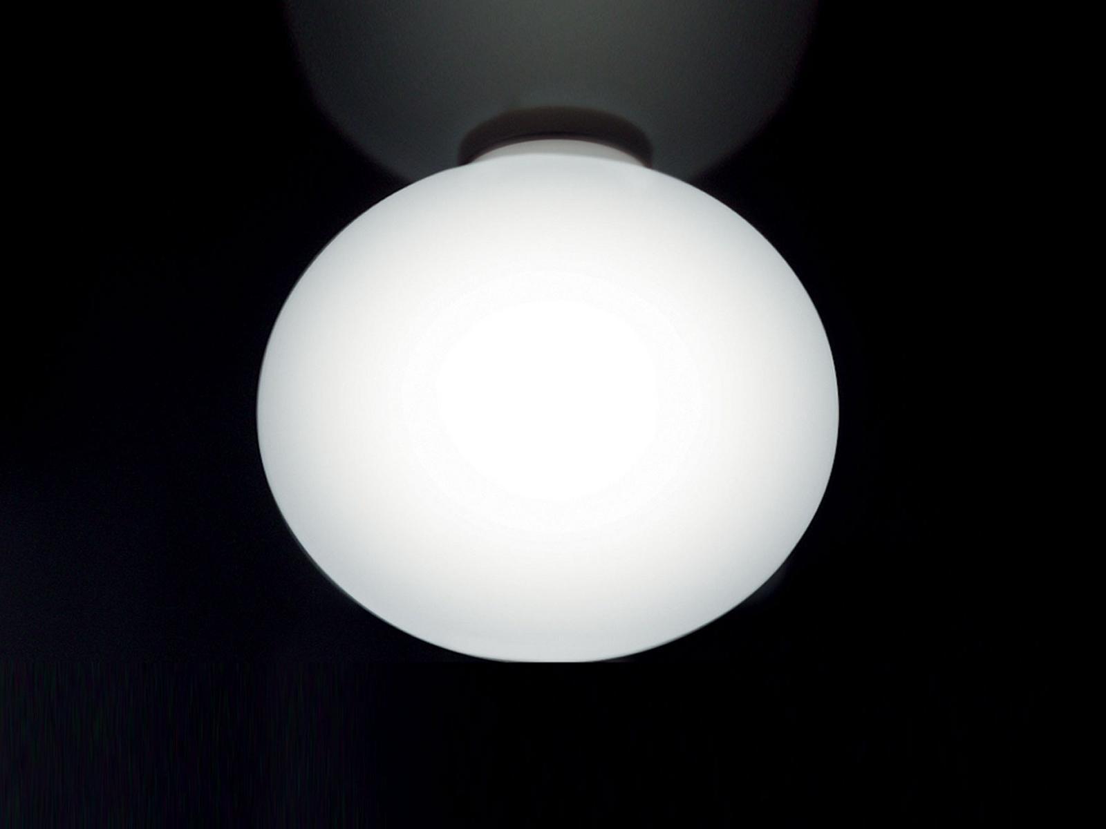 SPHERA PL37 LED blown glass ceiling light