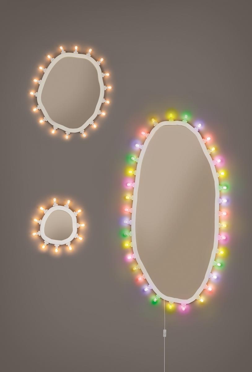 LUMINAIRE BIG Wall-mounted mirror with integrated lighting