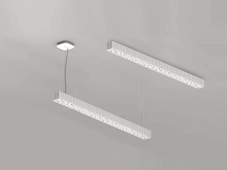 CALIPSO LINEAR STAND ALONE LED technopolymer ceiling lamp