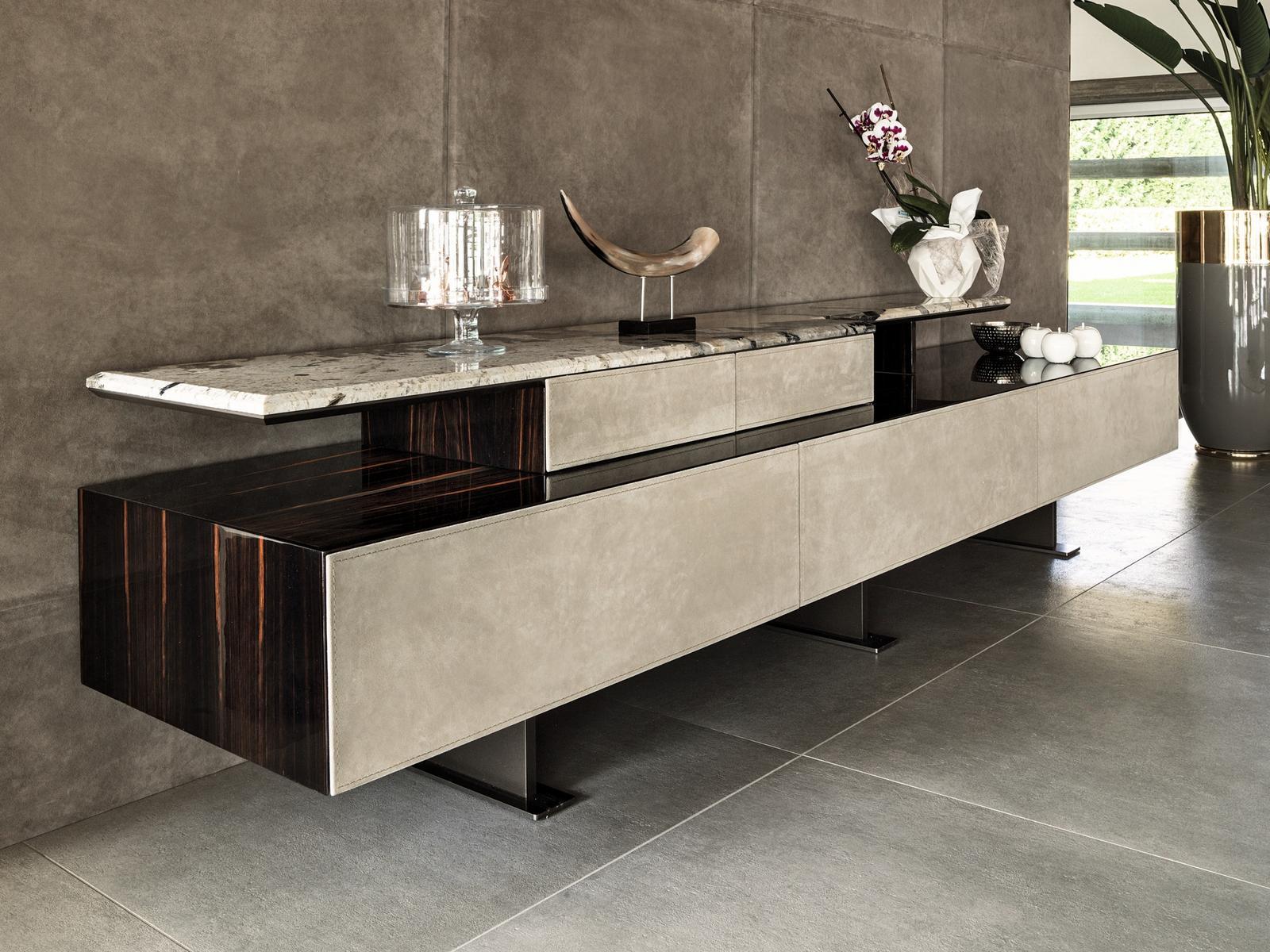 NEPTUNE Modular metal sideboard with drawers