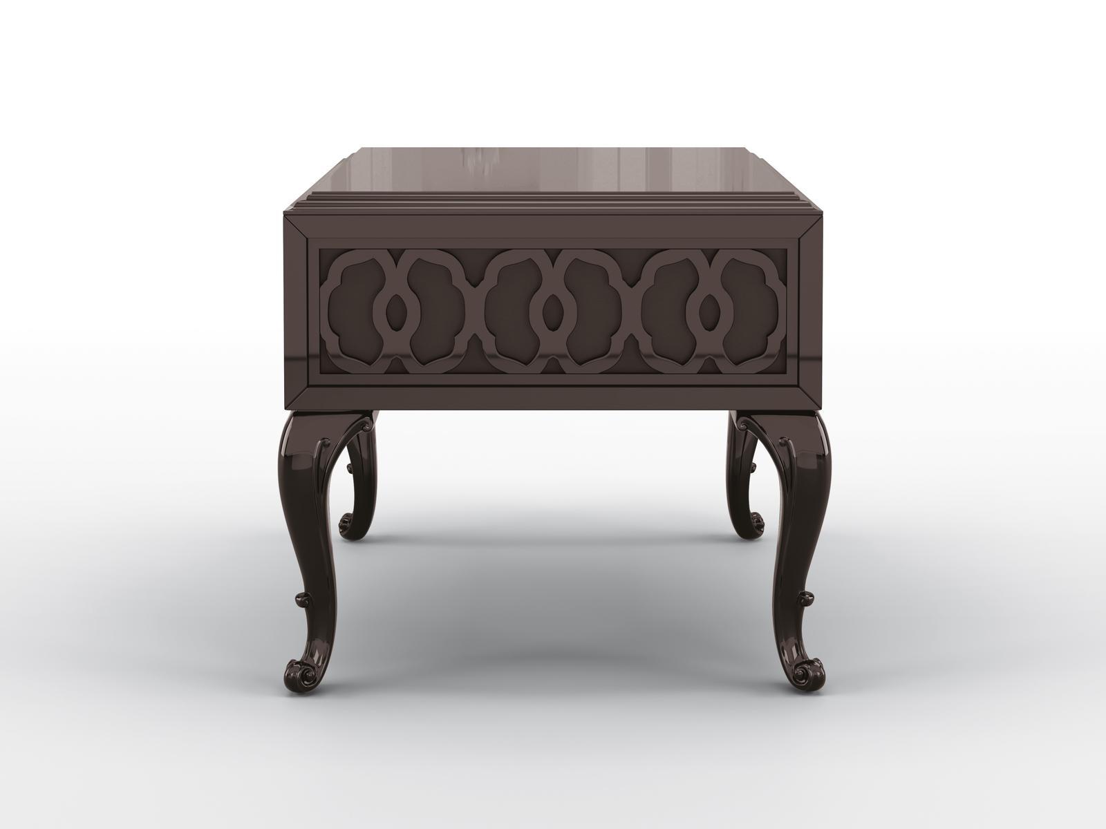 CLUB Square wooden coffee table for living room