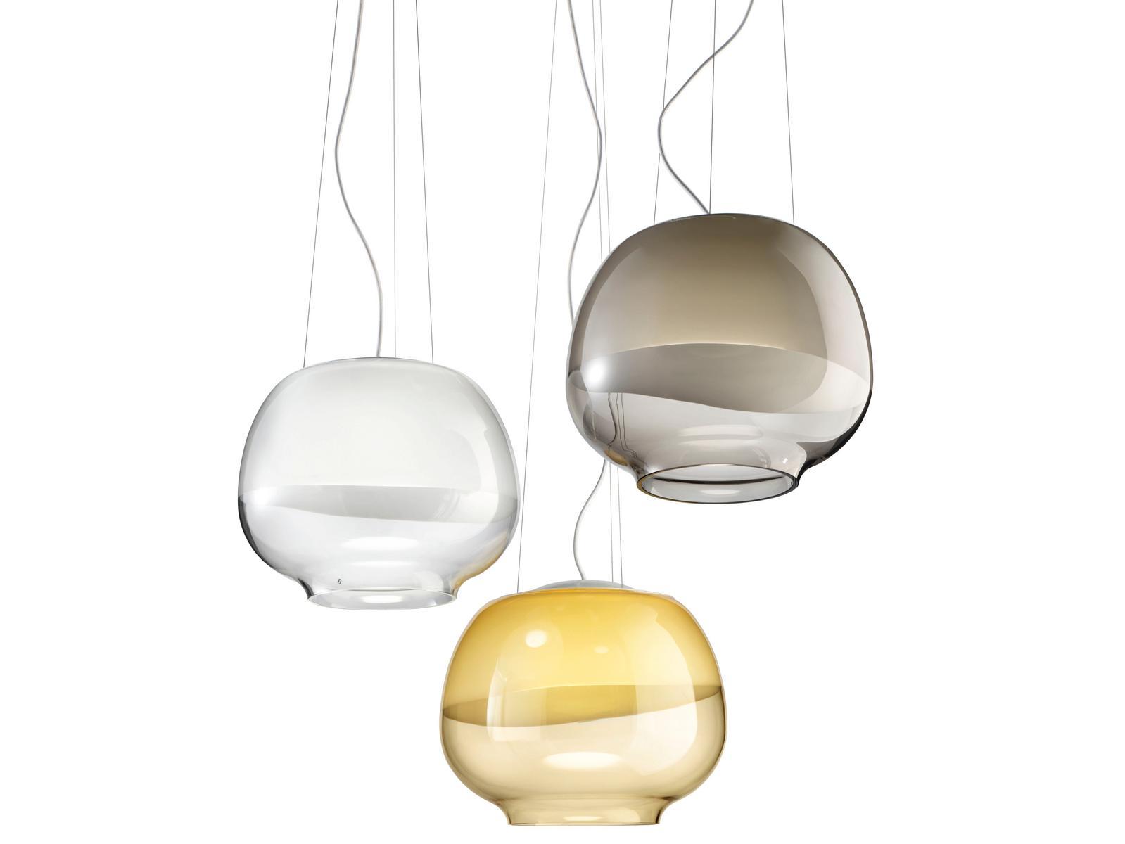 MIRAGE SP Blown glass pendant lamp