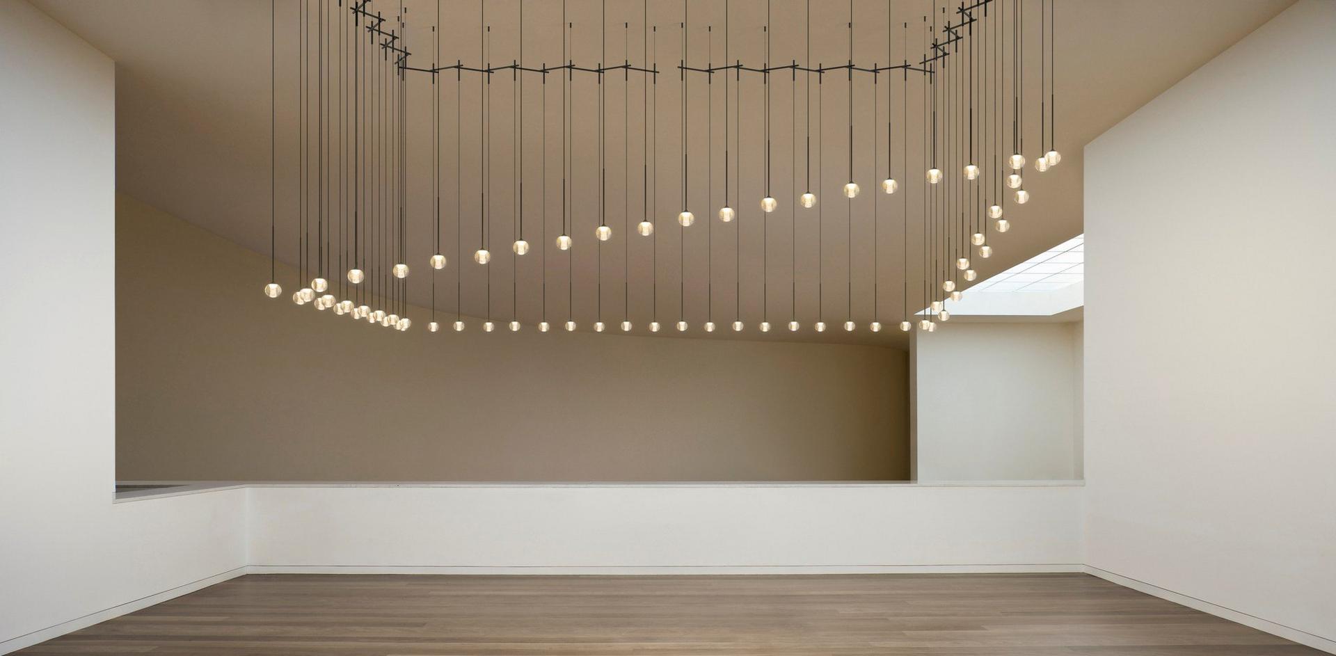 ALGORITHM LED blown glass pendant lamp