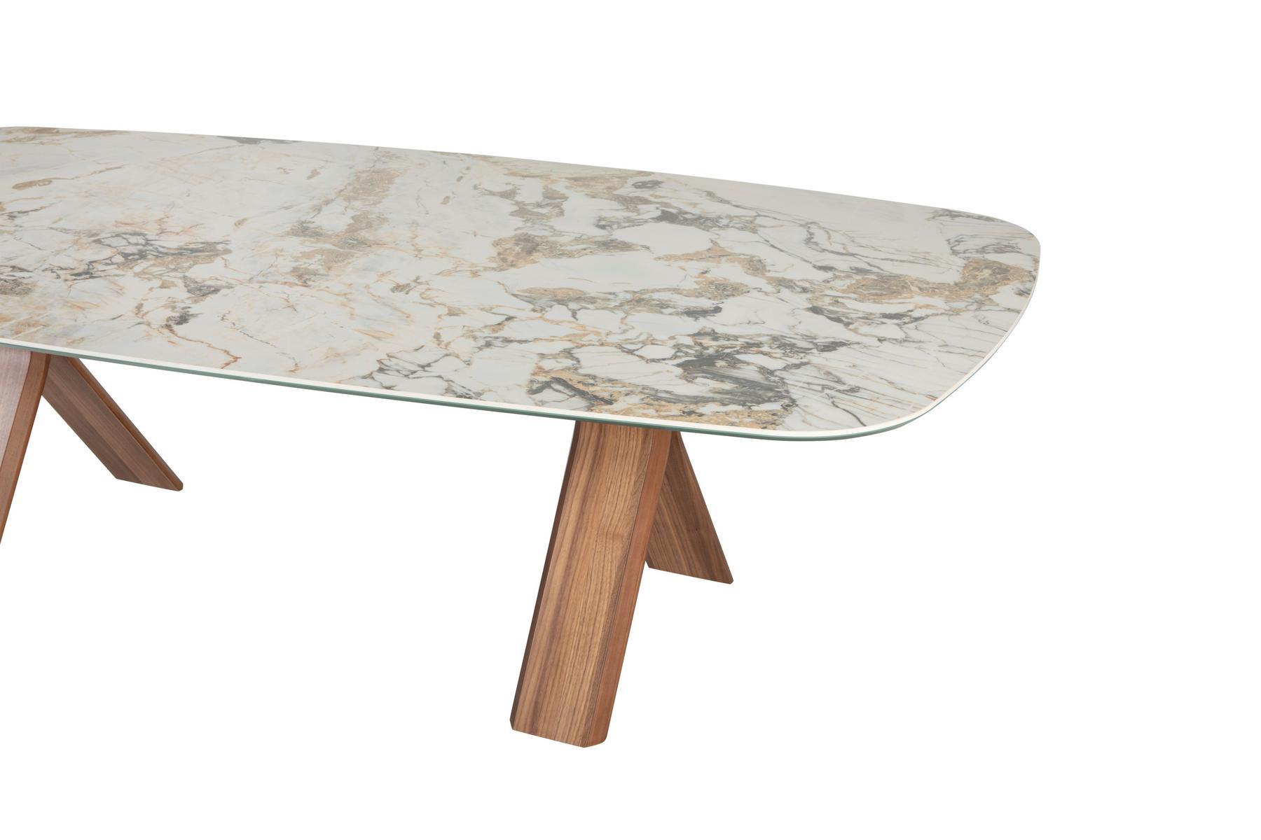 STILL Rectangular porcelain stoneware table
