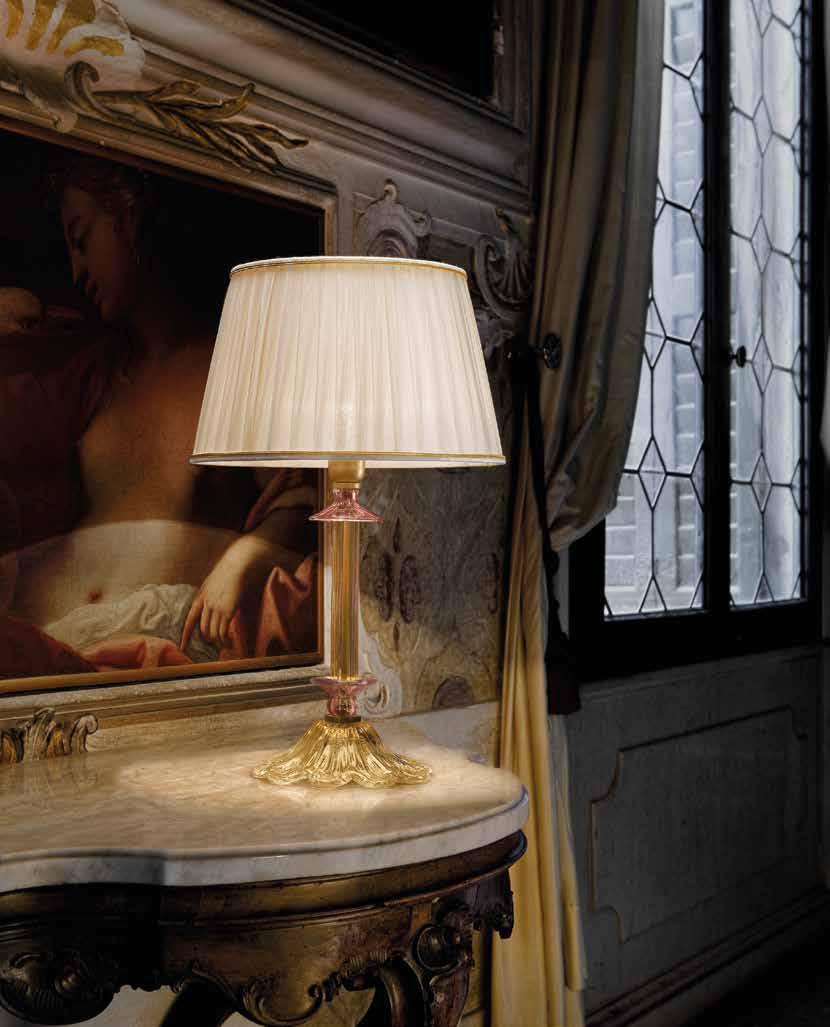 DEA Glass table lamp