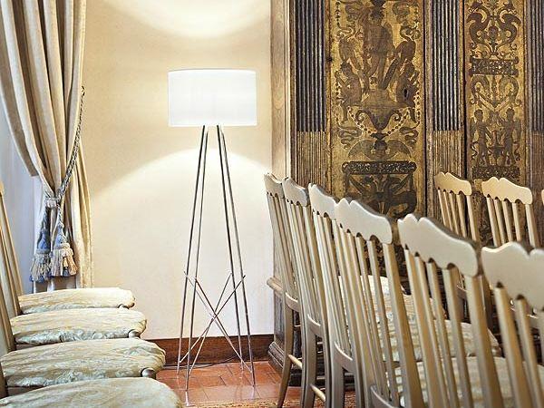 RAY F Chrome plated floor lamp