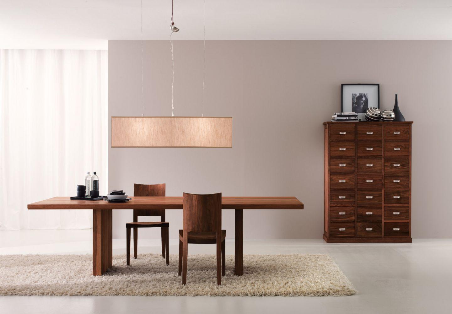 CELERINA Rectangular solid wood table