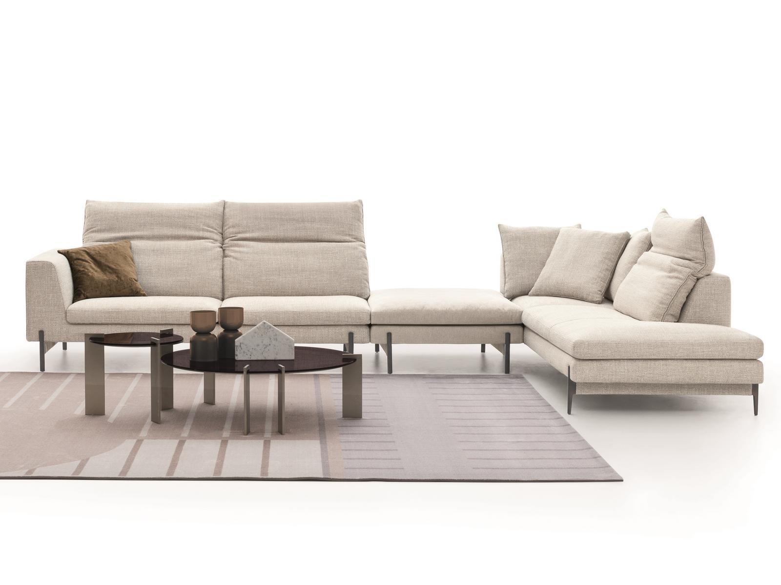 KIM HIGH Sectional fabric sofa