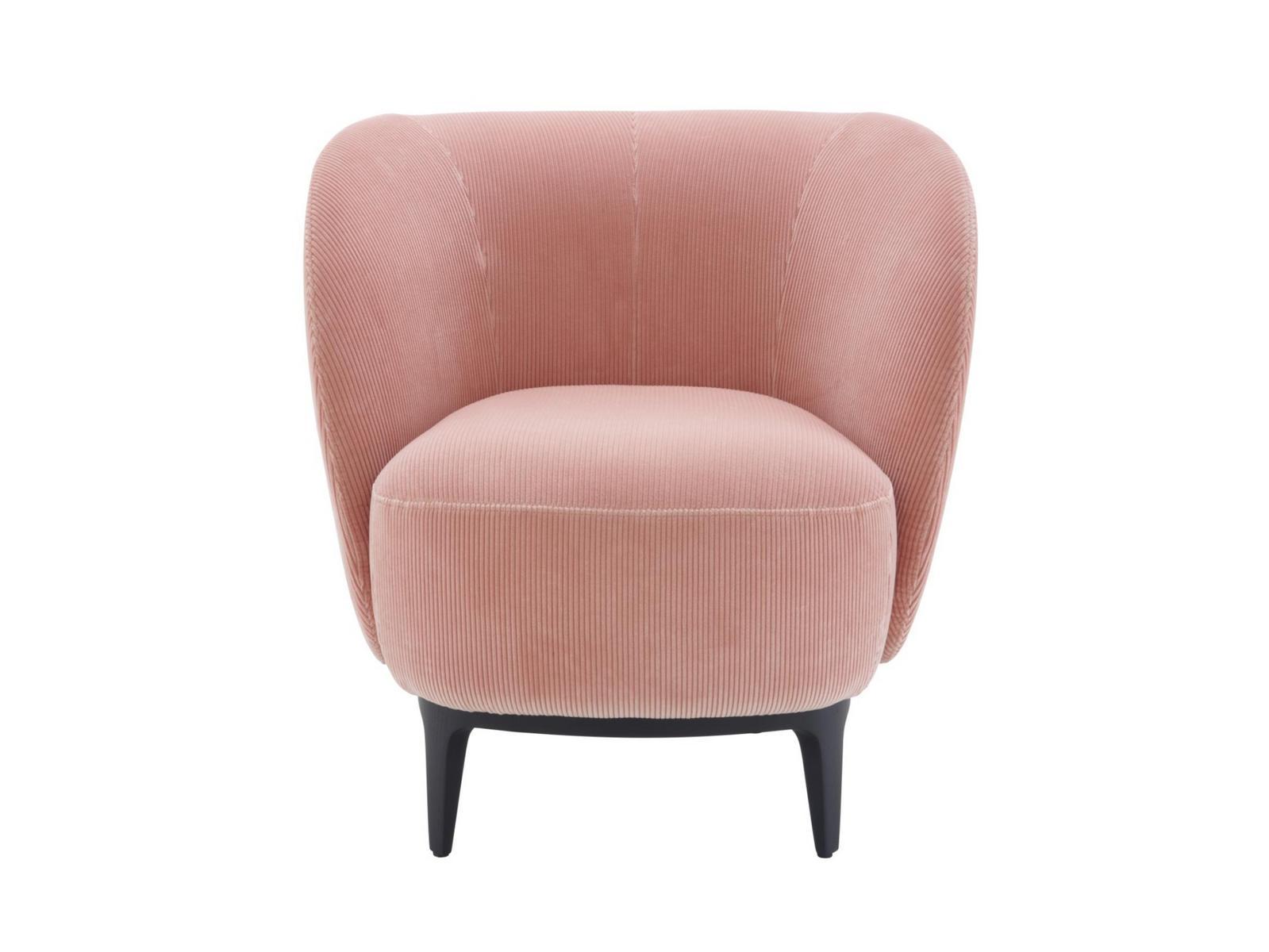 SOUFFLOT Fabric armchair with removable cover with armrests