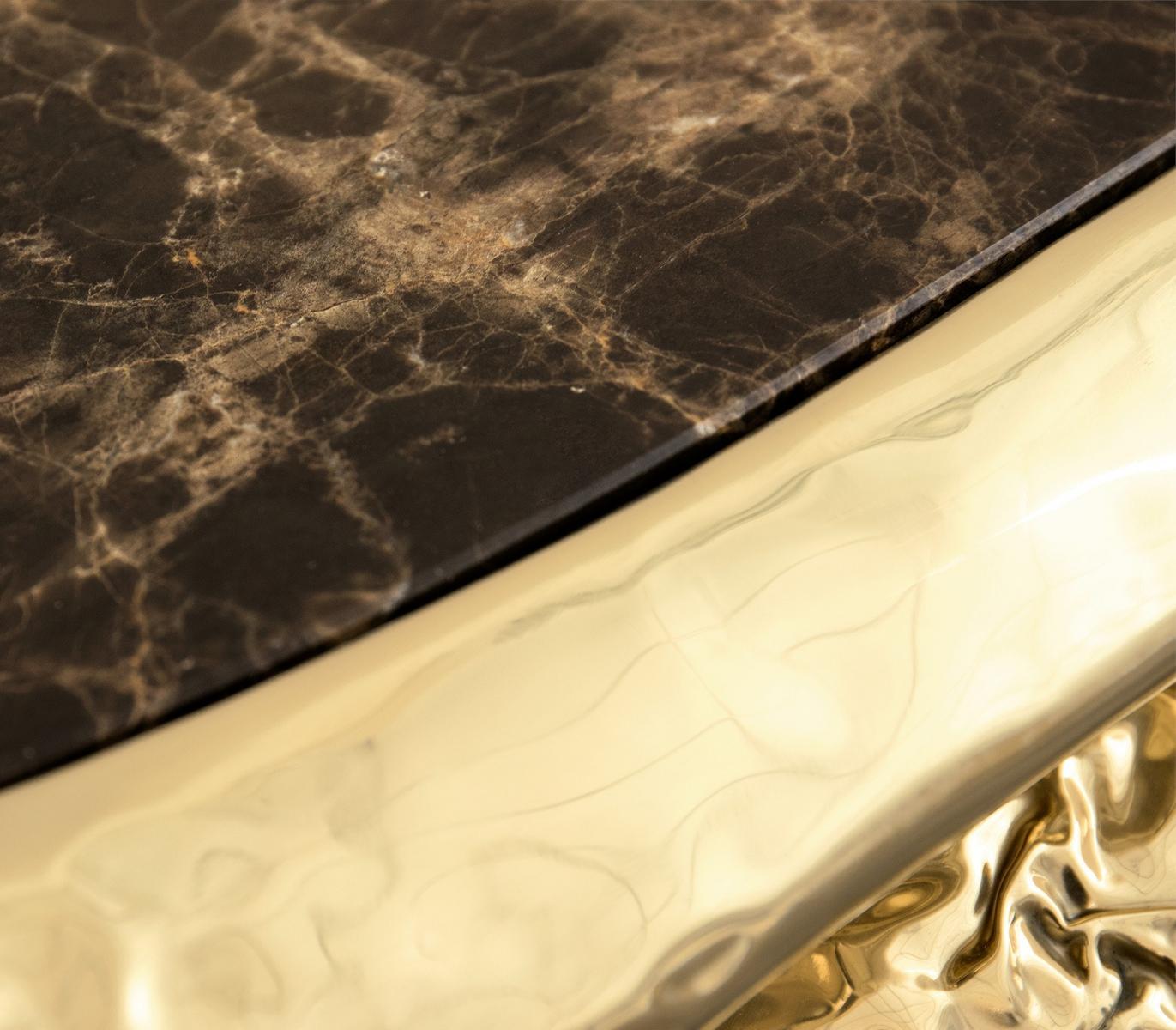 STONEHENGE Brass console table