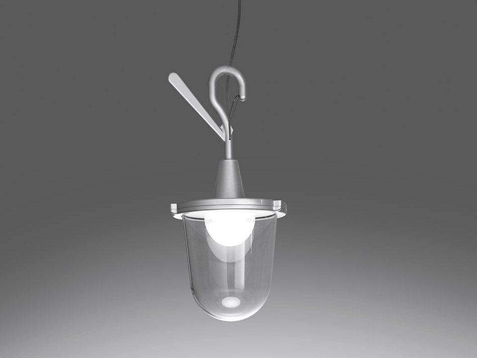 TOLOMEO LAMPIONE OUTDOOR HOOK LED aluminium outdoor pendant lamp