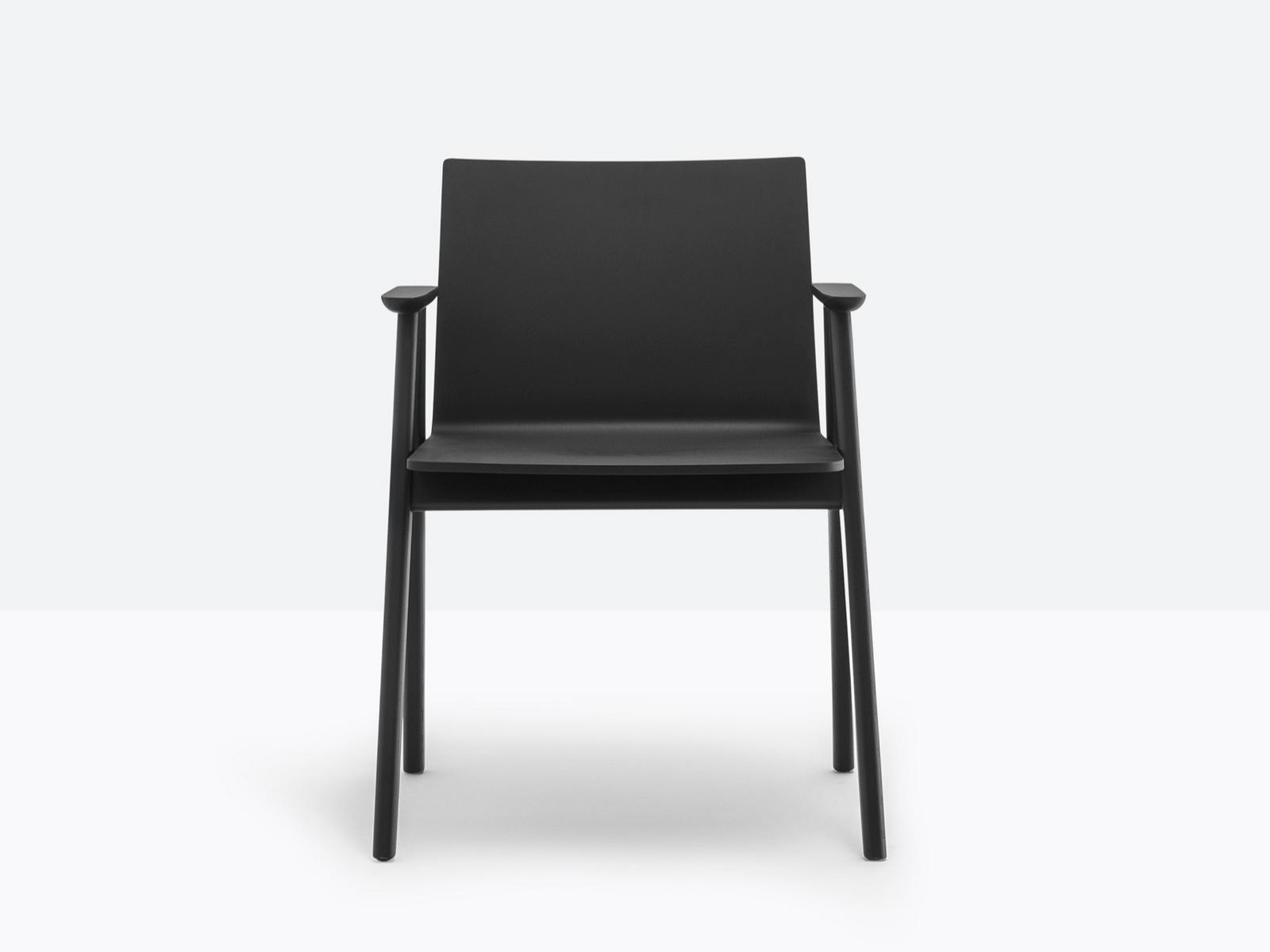 OSAKA 2815 Ash chair with armrests