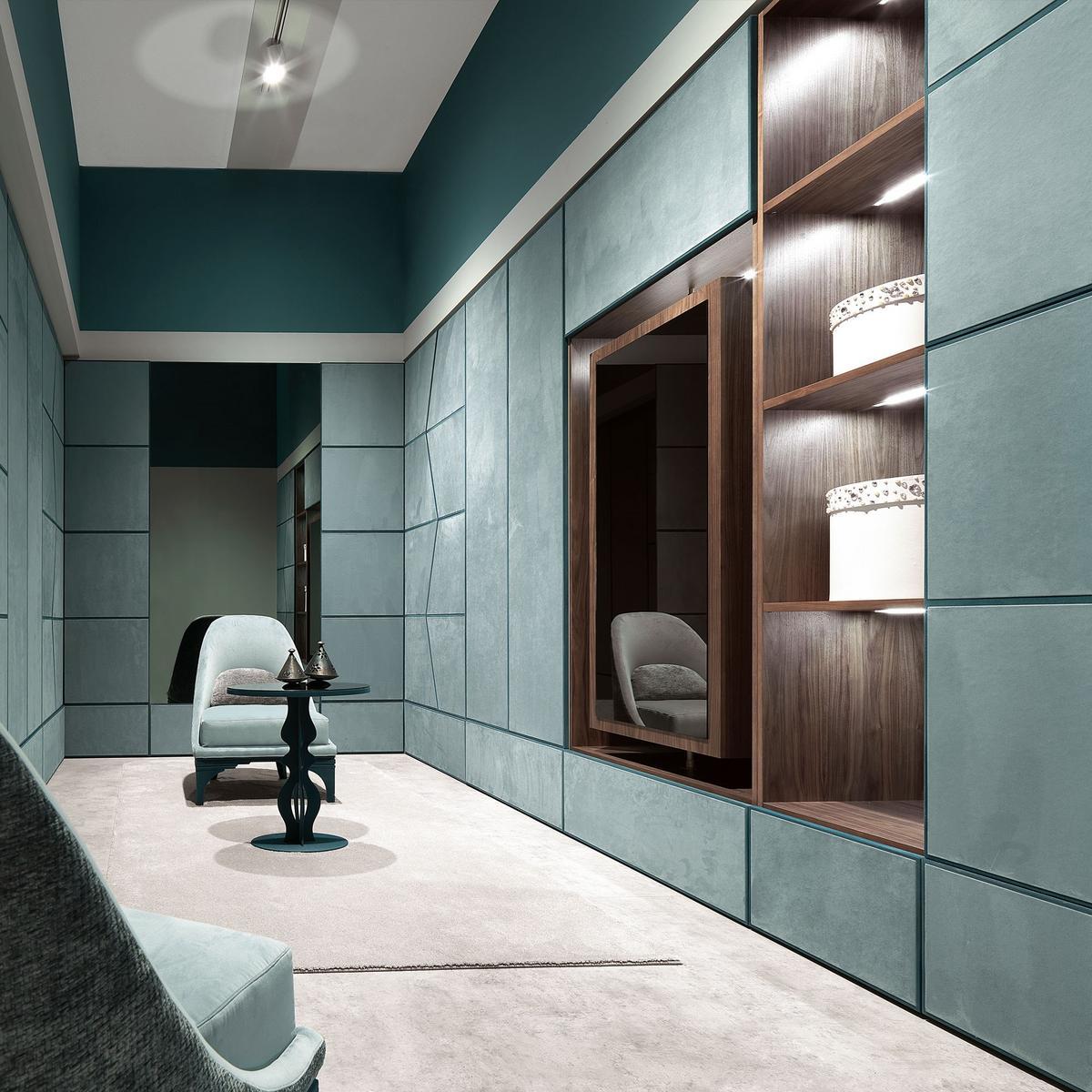 ZENIT Eco-leather storage wall