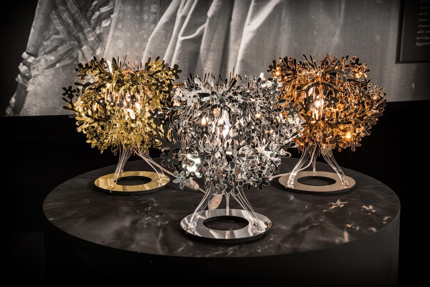 FIORELLINA SILVER LED Steelflex® table lamp