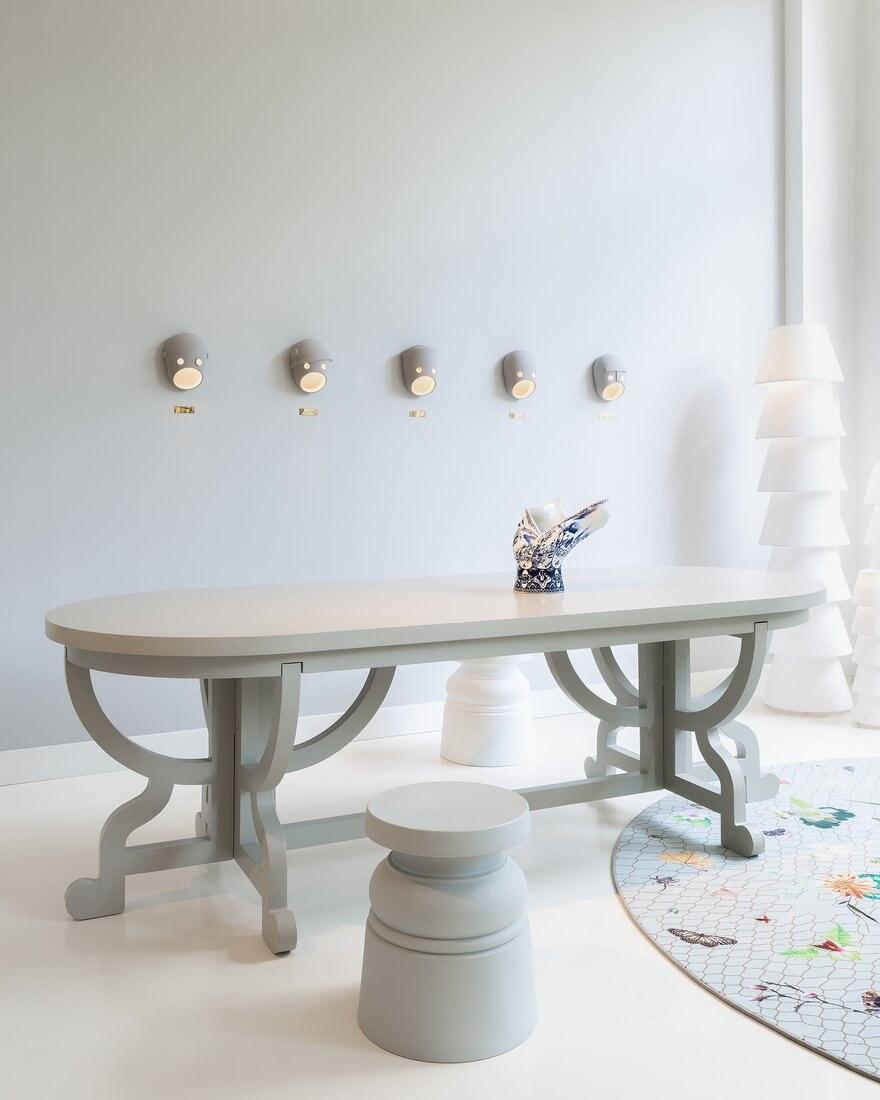 PAPER TABLE Oval living room table