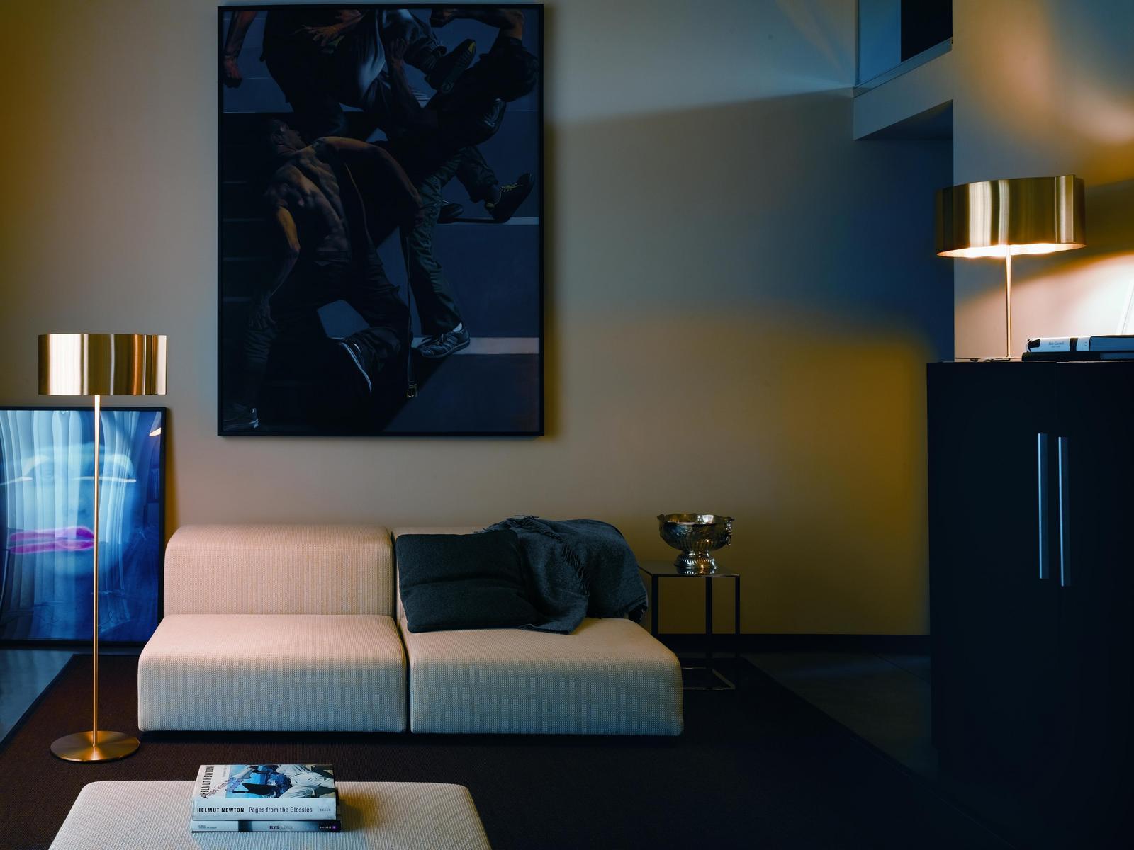 SWITCH - 306 Direct-indirect light metal floor lamp