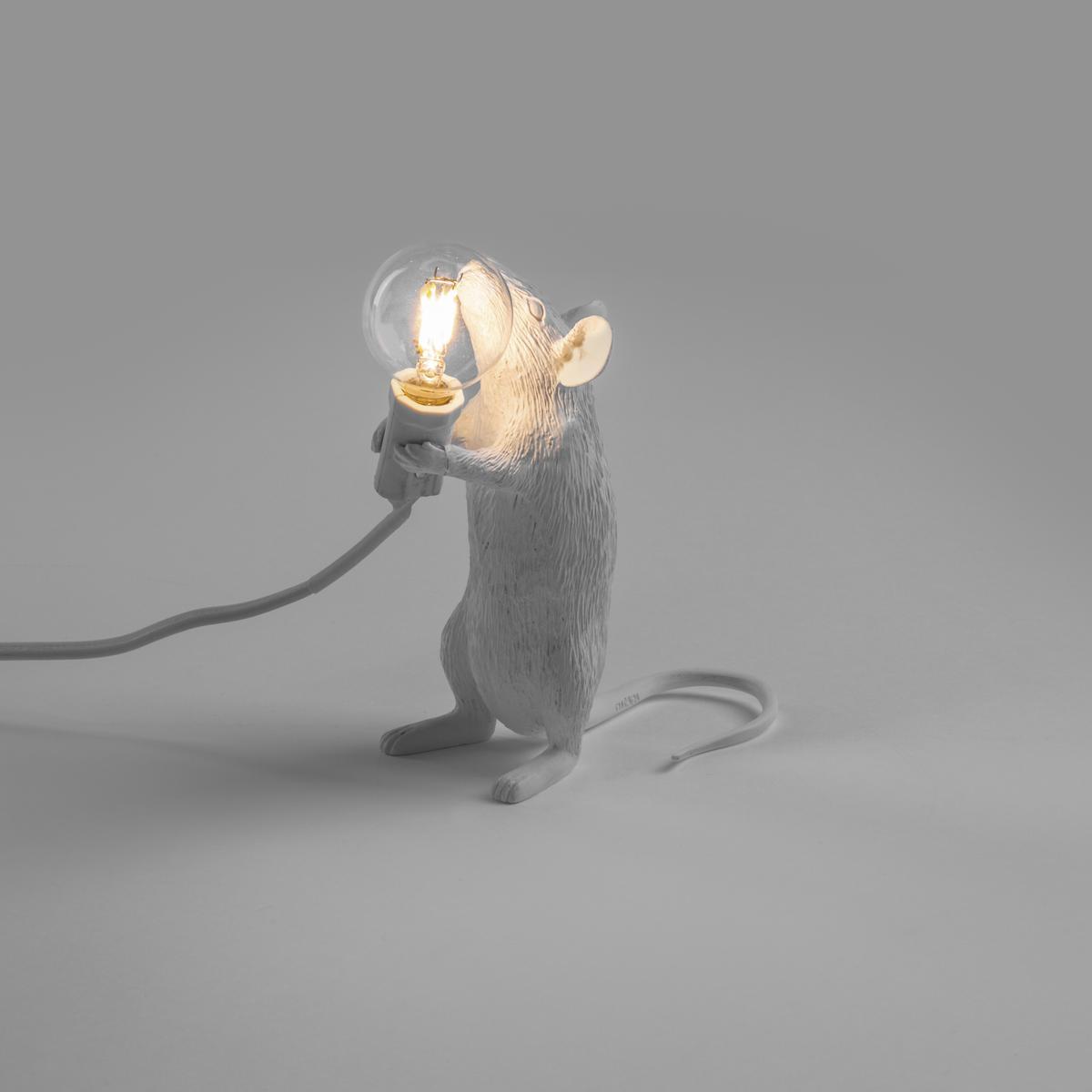 MOUSE LAMP STANDING - STEP LED resin table lamp