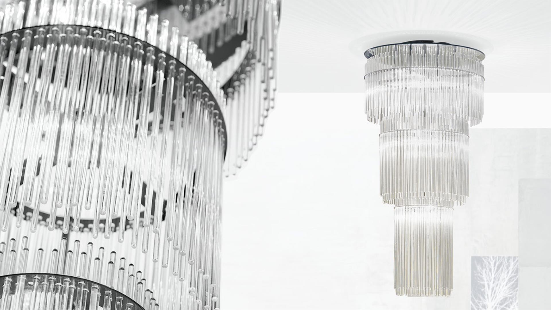 GRAN CHARLESTON LED Murano glass pendant lamp