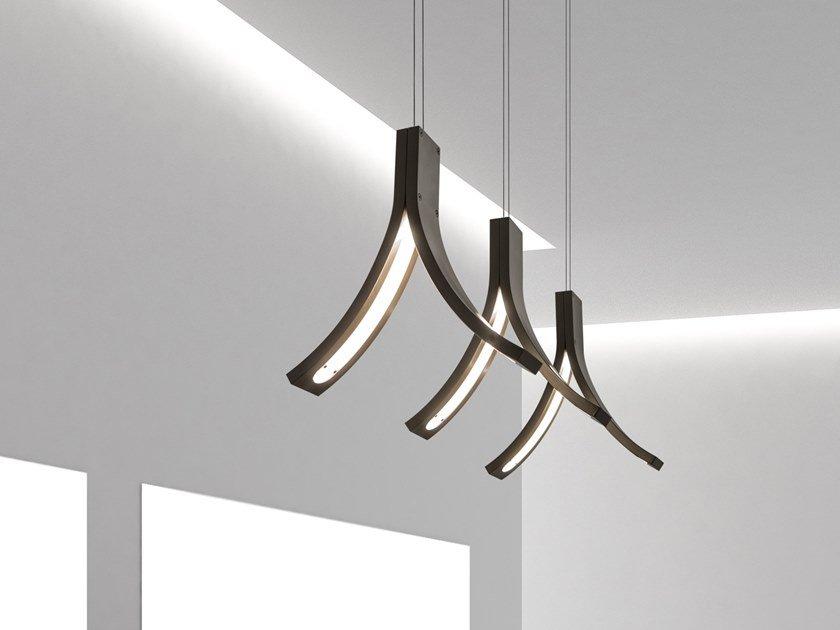 STREAM H3 LED direct light metal pendant lamp