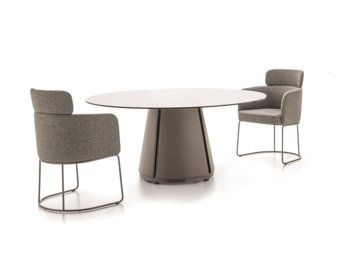CLAIRE Round crystal table