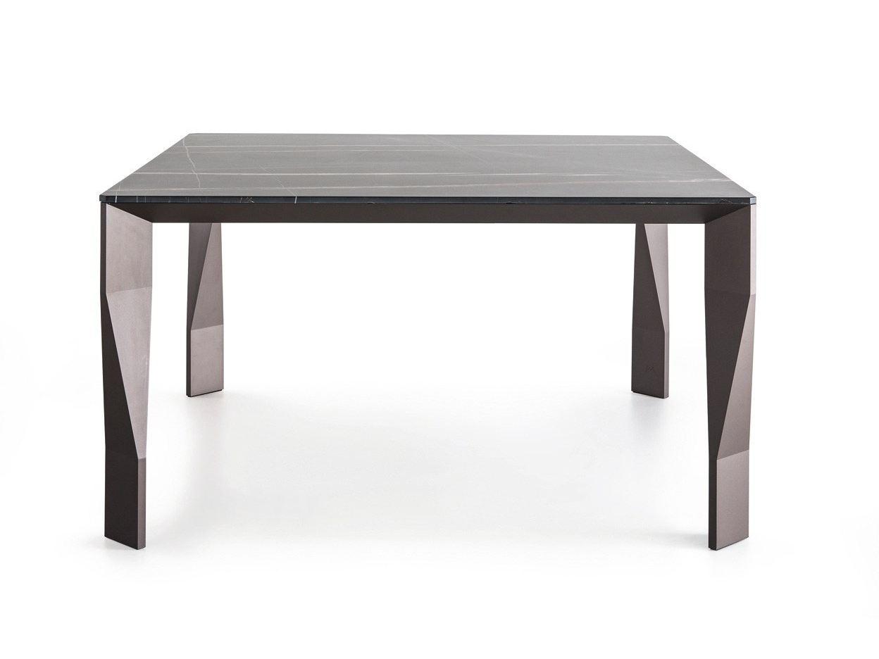 DIAMOND Square marble dining table