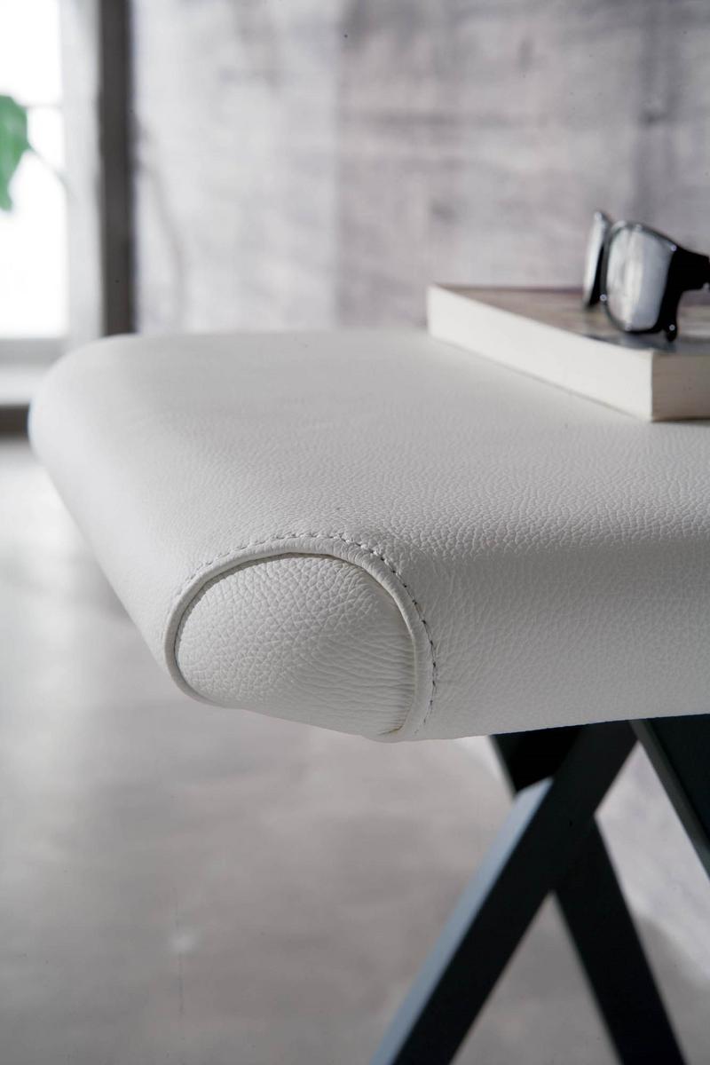 CHARLIE High leather stool