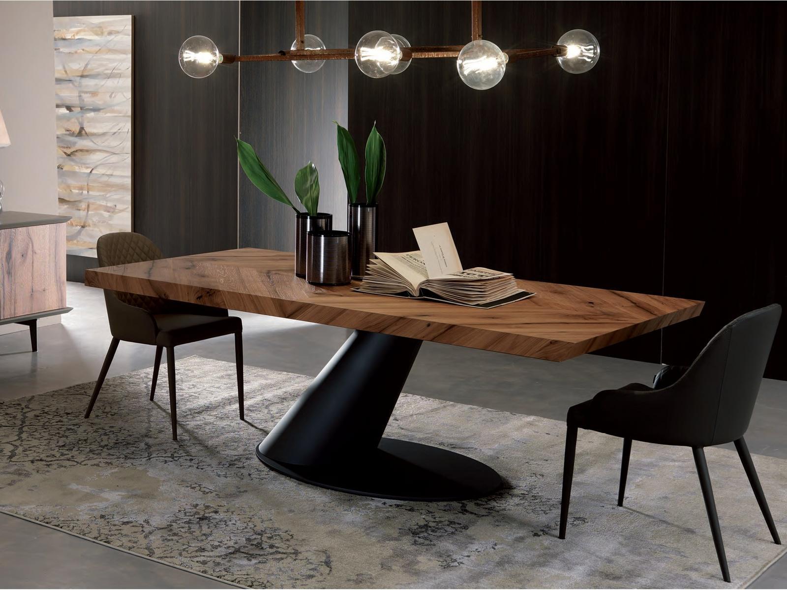 THOR FISSO Rectangular wooden dining table