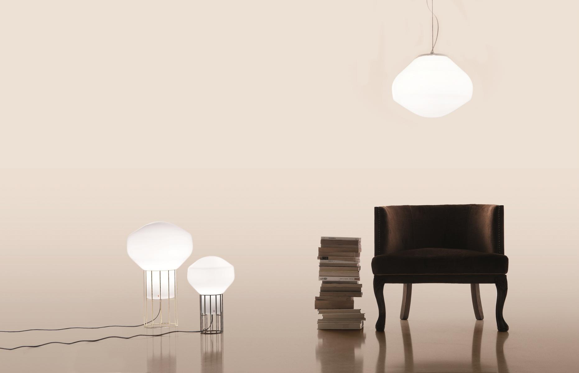 AÉROSTAT Blown glass table lamp