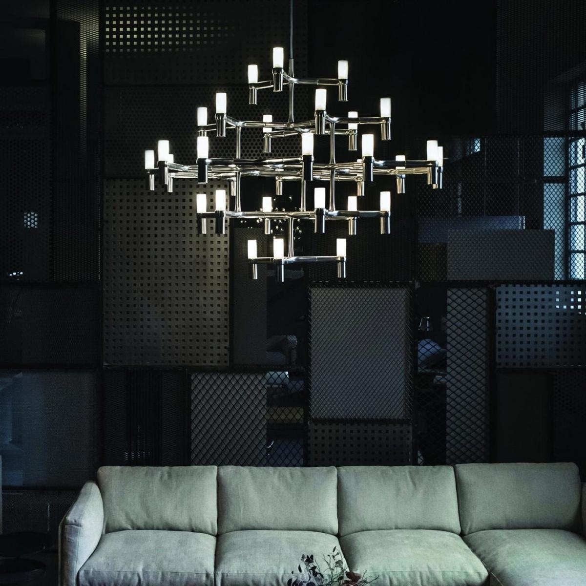 CROWN MAJOR Die cast aluminium chandelier