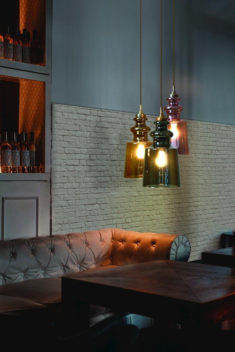 CORNELIA Blown glass pendant lamp