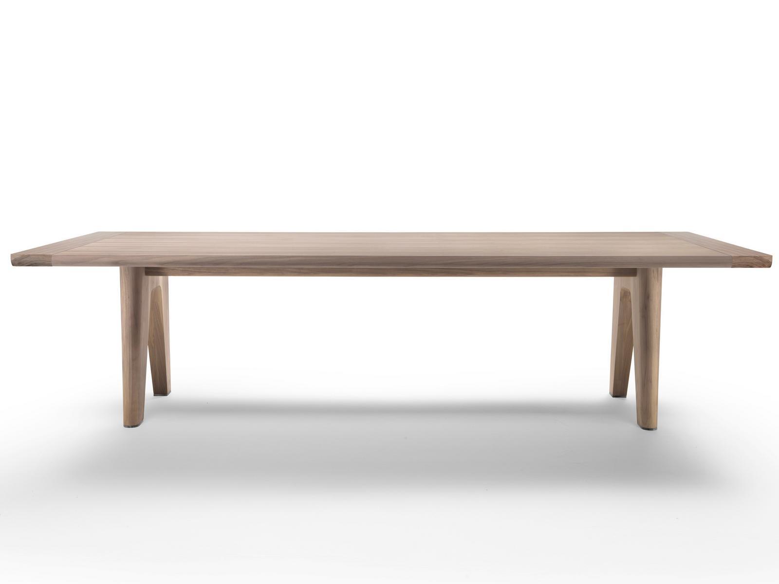 MONREALE Rectangular solid wood table