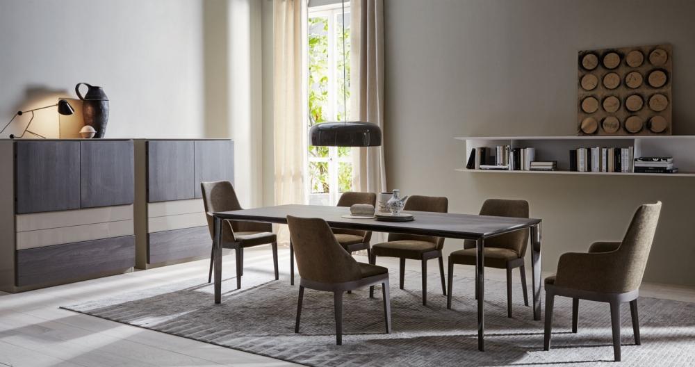 FILIGREE Rectangular wooden dining table