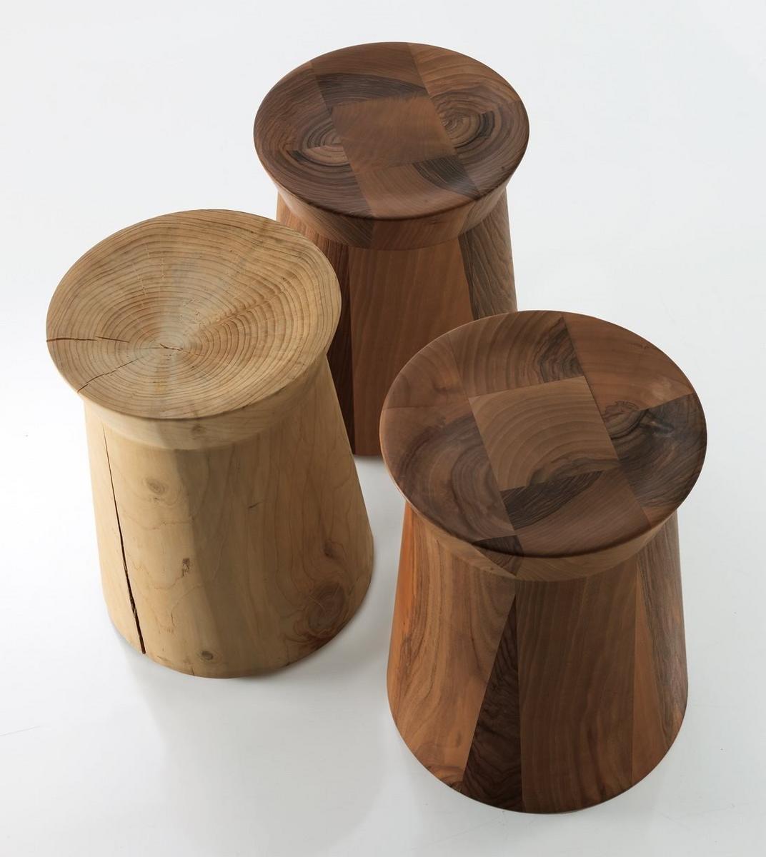 DAMA Round solid wood coffee table