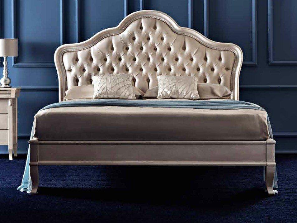 AIDA Upholstered double bed with upholstered headboard