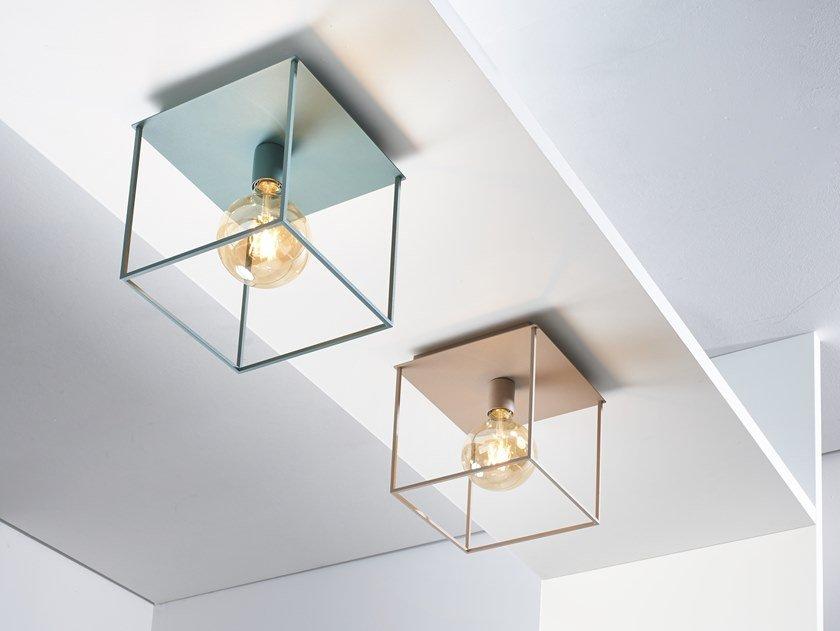 BOX Iron ceiling lamp