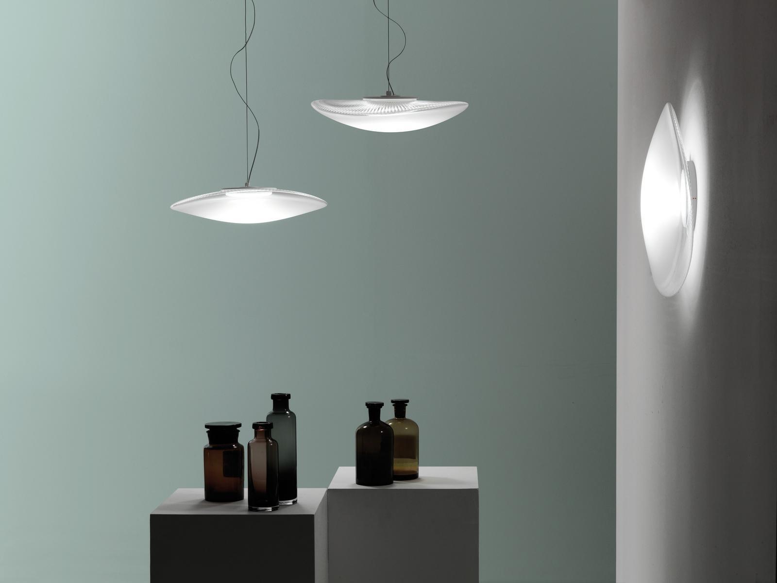 LOOP LED blown glass pendant lamp