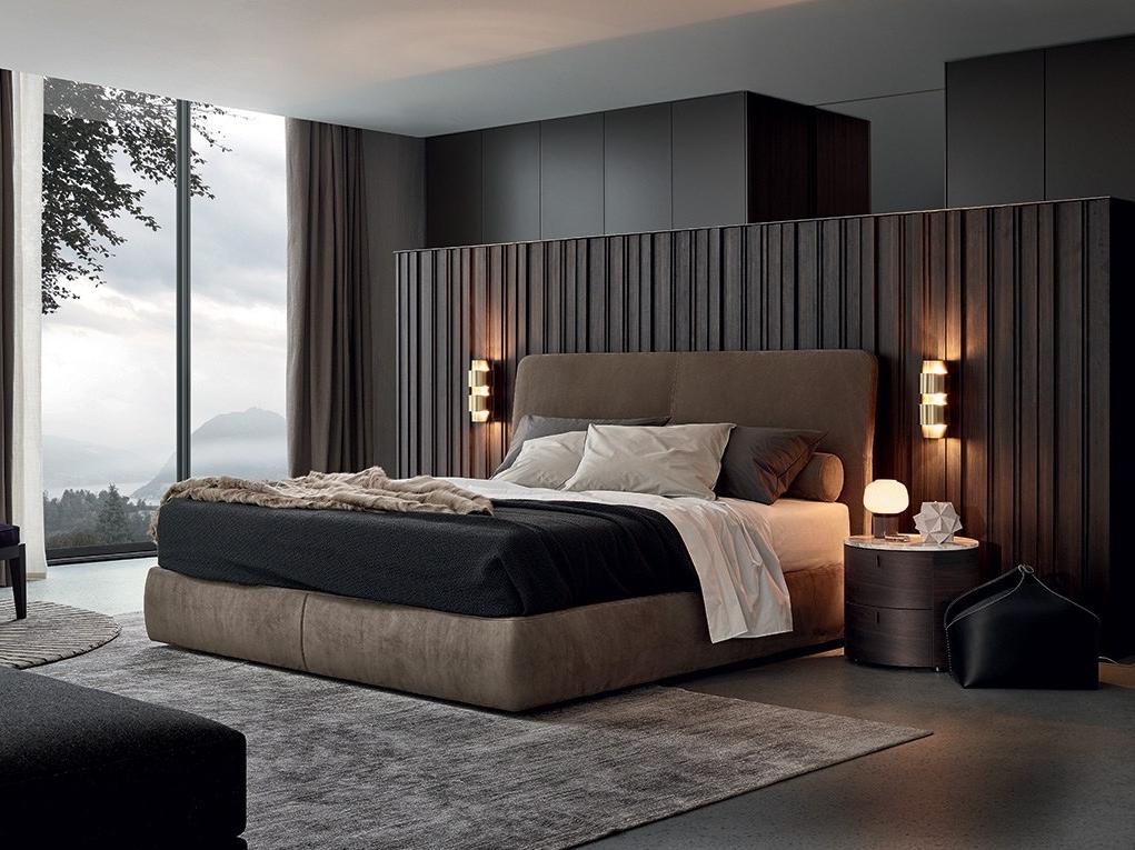 LAZE Upholstered double bed