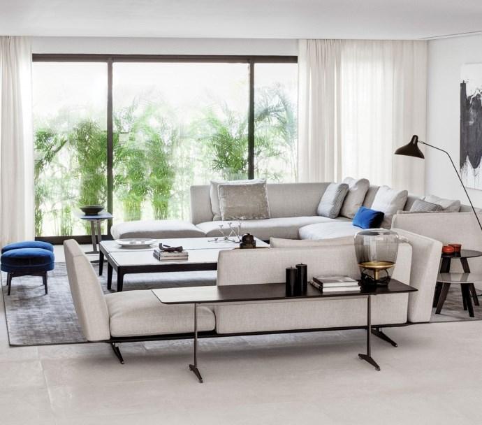 CESTONE Rectangular solid wood coffee table