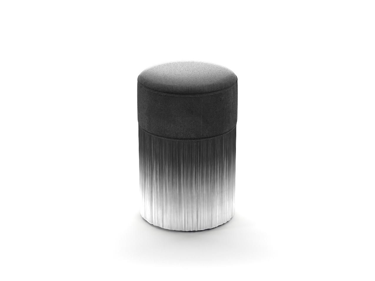 AMAMI Upholstered fabric pouf