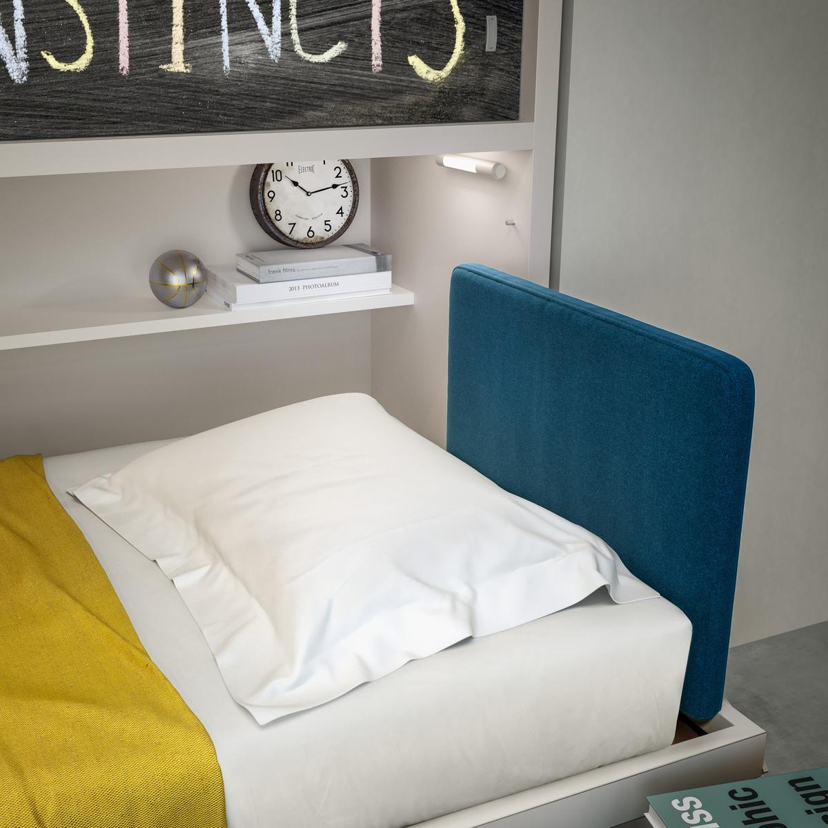 KALI PONTE STANDARD Pull-down melamine-faced chipboard single bed