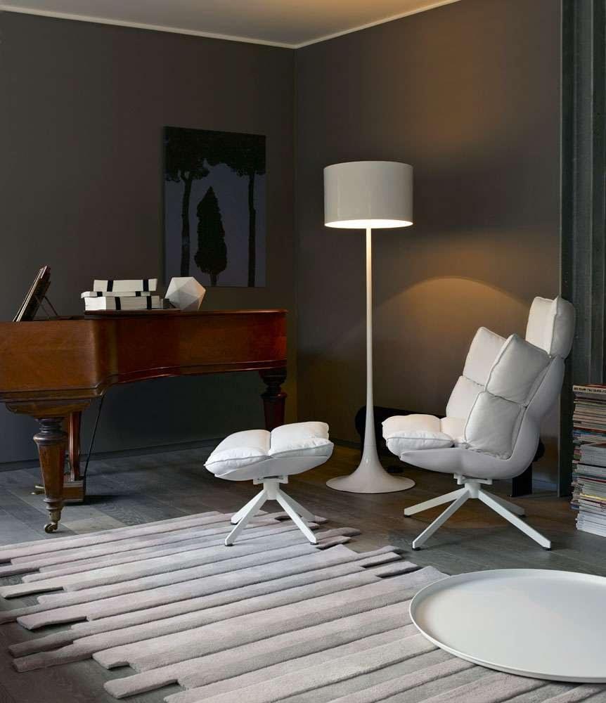 HUSK Upholstered pouf