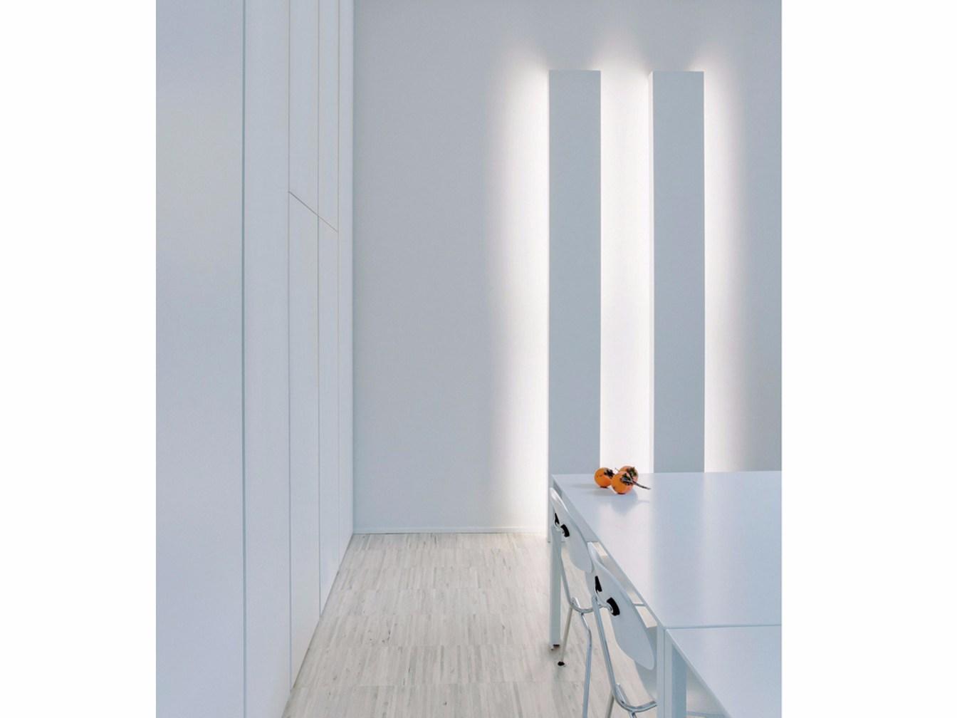 BANNER Fluorescent metal floor lamp with dimmer