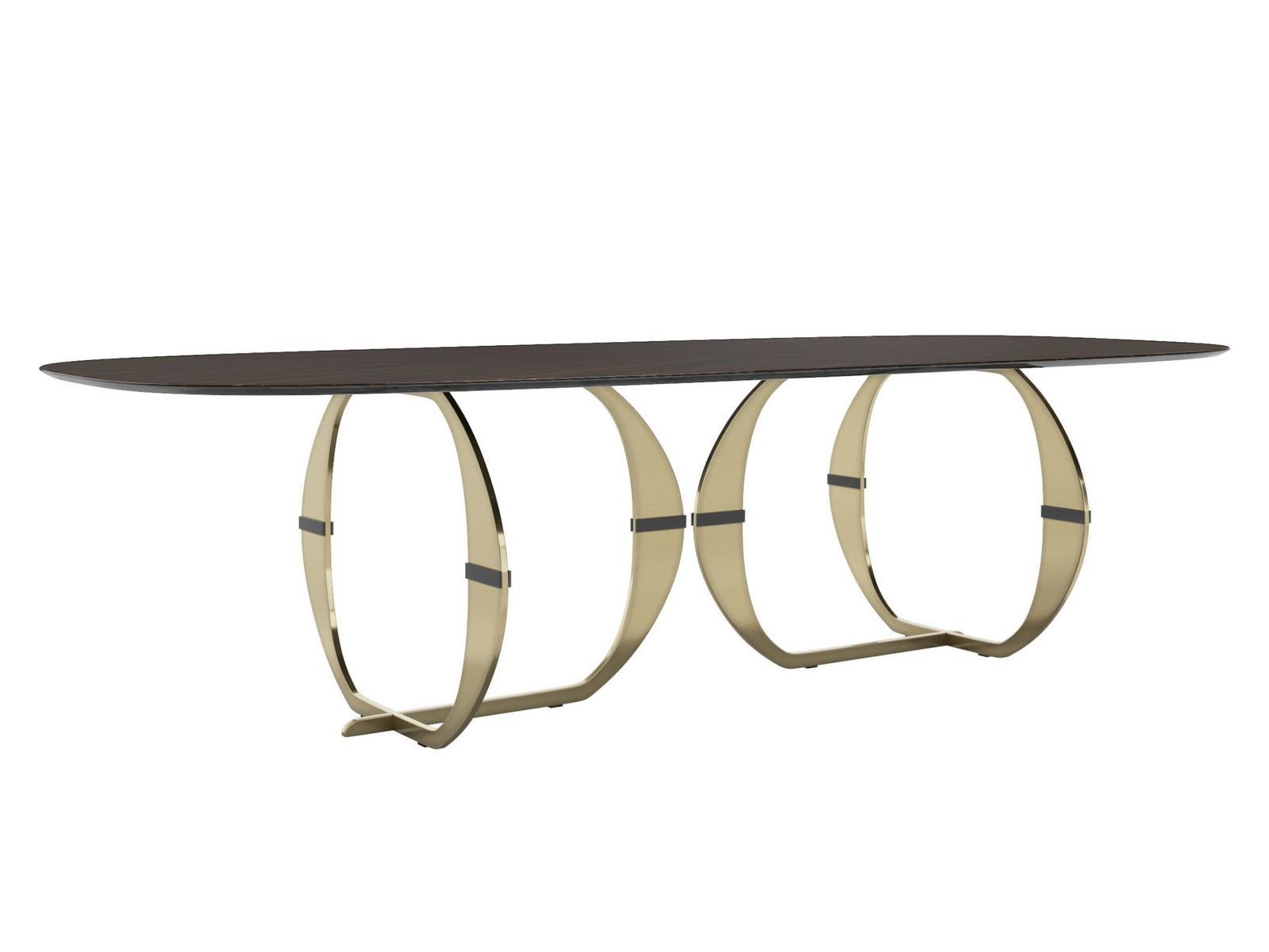 CONVIVIO Oval wooden dining table