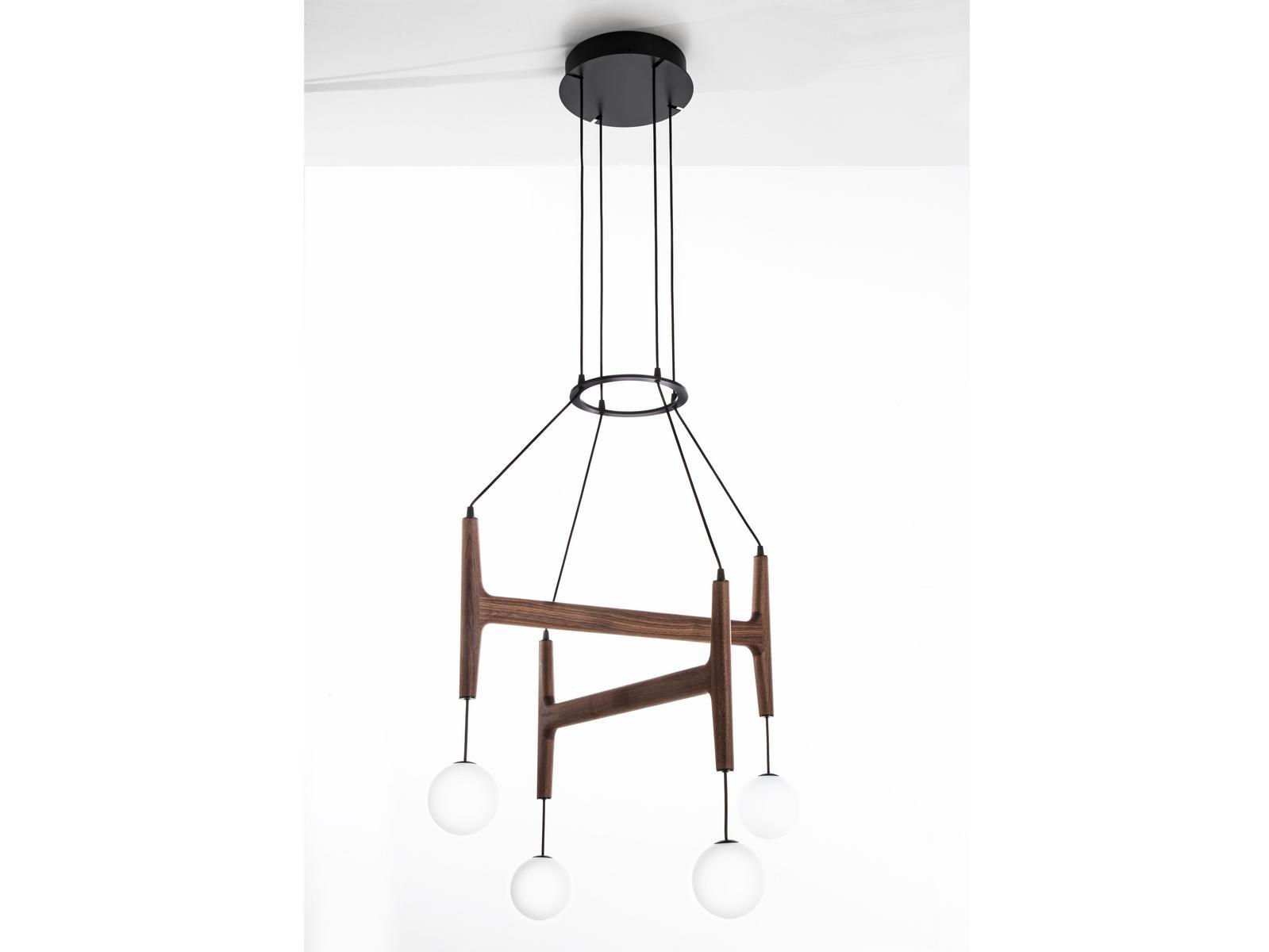 ASTRA Canaletta walnut pendant lamp