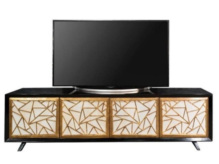 GILLO Ebony sideboard with doors