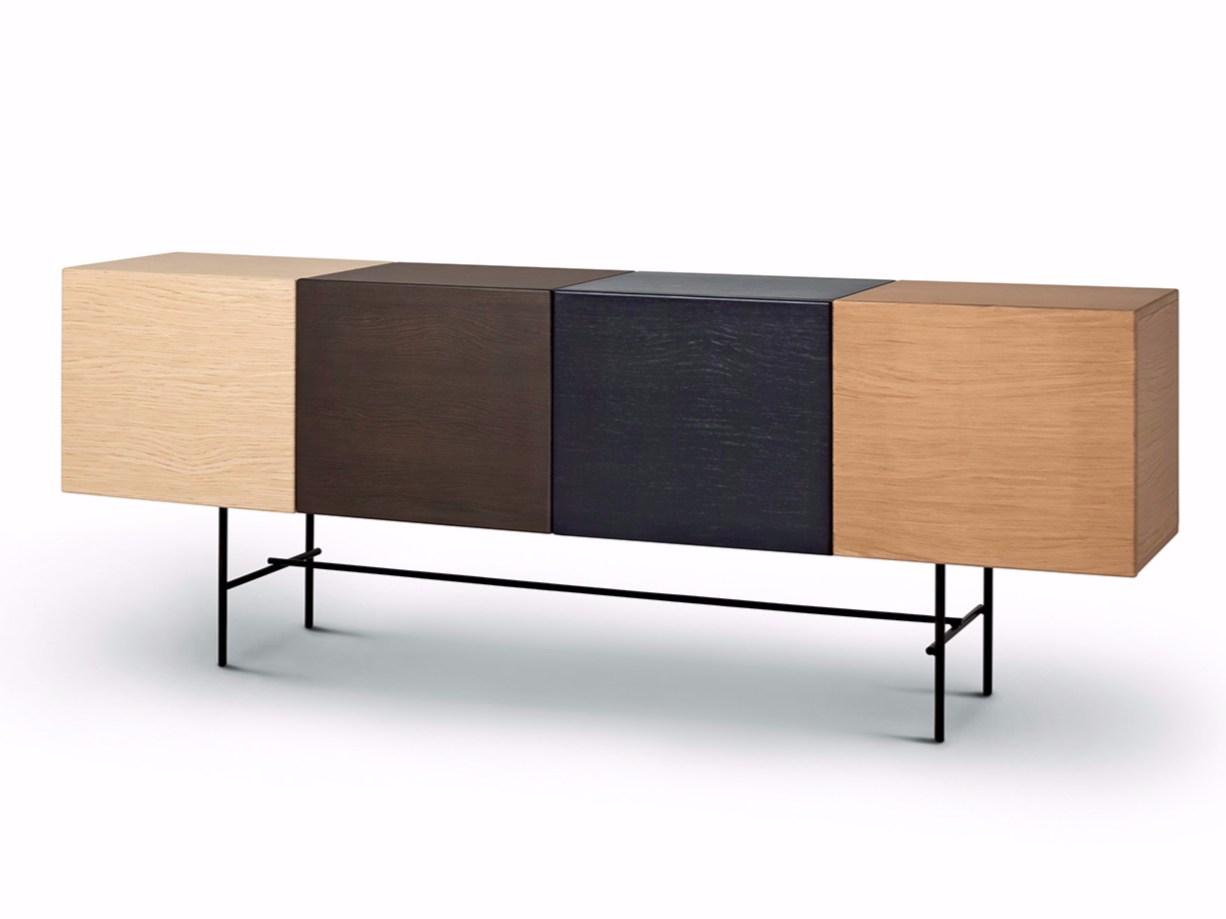 RUBYCON Wooden sideboard with doors