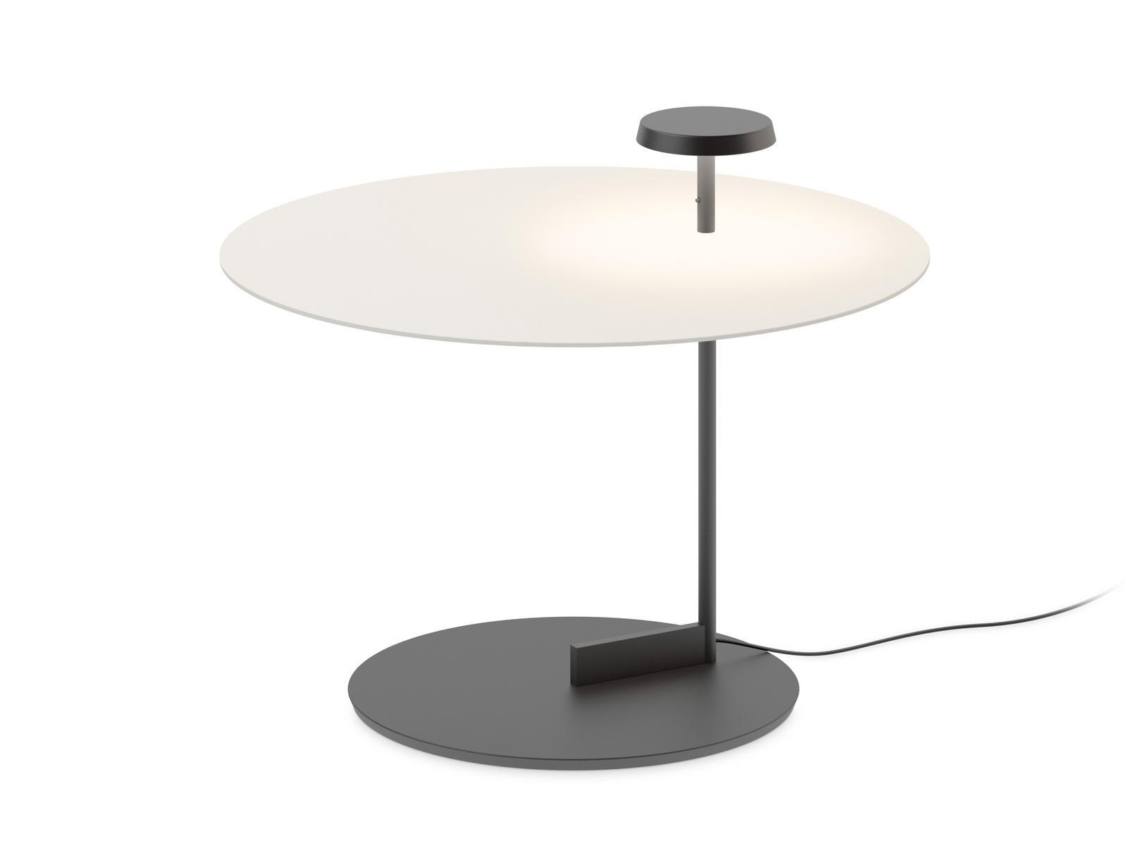 FLAT 5950 LED metal floor lamp with shelf
