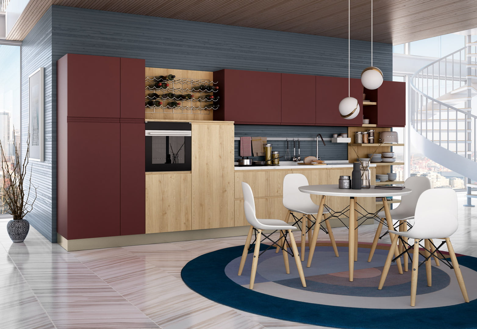 JEY FEEL Melamine kitchen