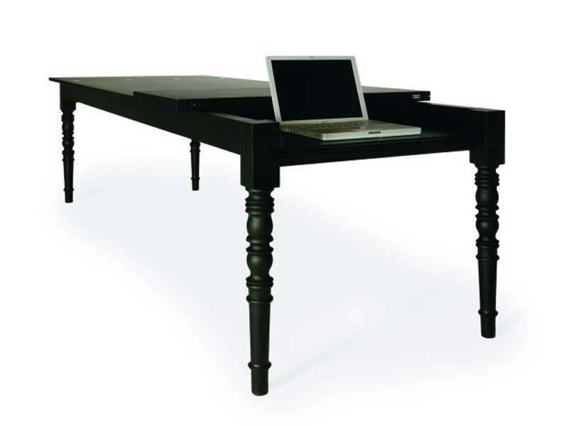 TWO TOPS TABLE Rectangular wooden table